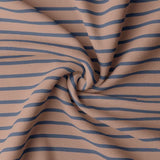 Jersey / Breton stripes Galet-Paprika
