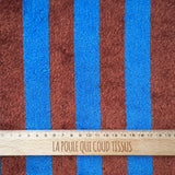 Micro Eponge Bambou  Rayé / Azur-Tofee