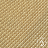 Coupon 50 cm - Nid d'abeille / Vanille