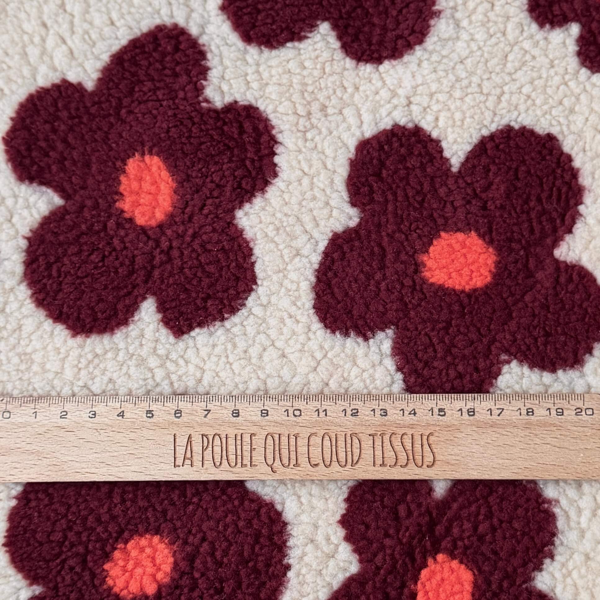 Mouton / Fleur Grenat