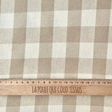 Coupon 1.2 m - Coton enduit / Célestin Ficelle