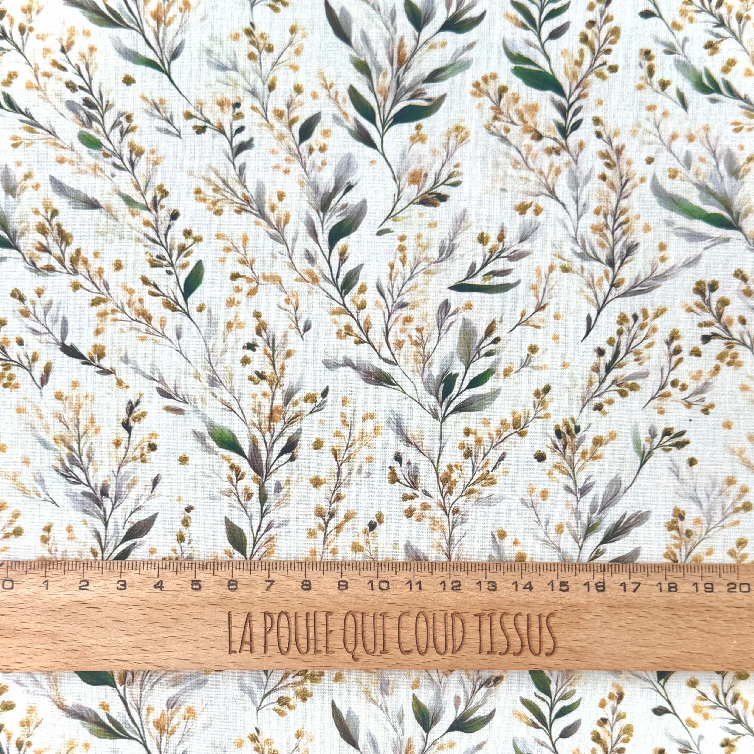 Coton à Impression Numérique / Mimosa