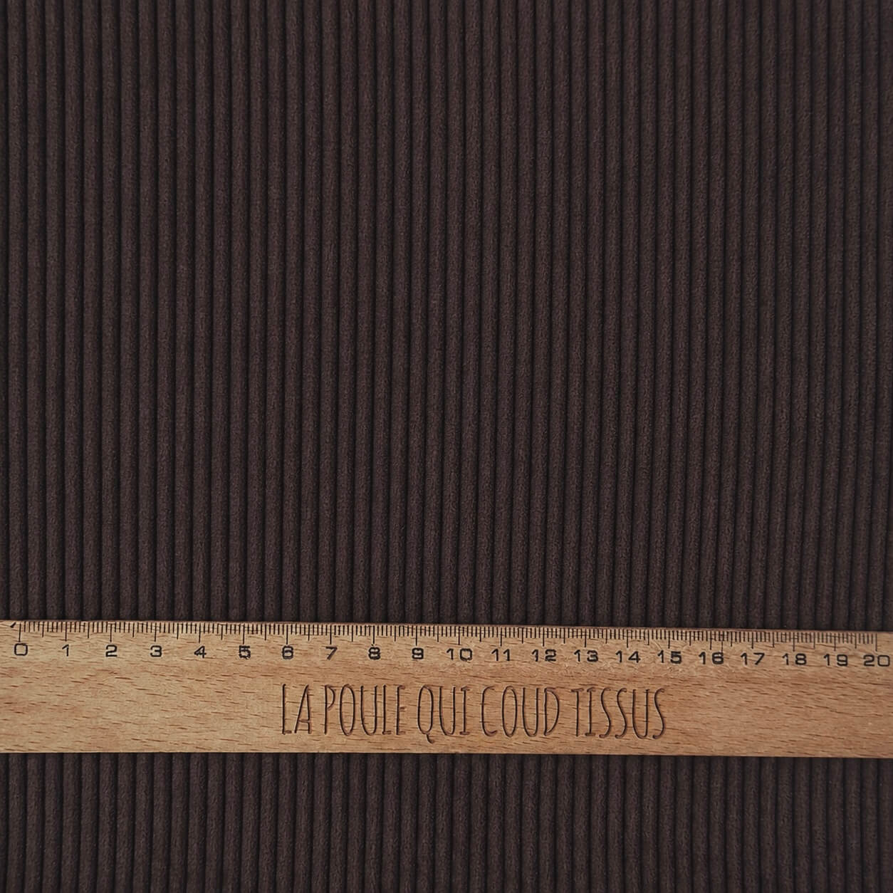 Velours Côtelé 100% Coton Cotis / Chocolat