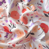 Digitally Printed Cotton / Roman Ecru-Yellow