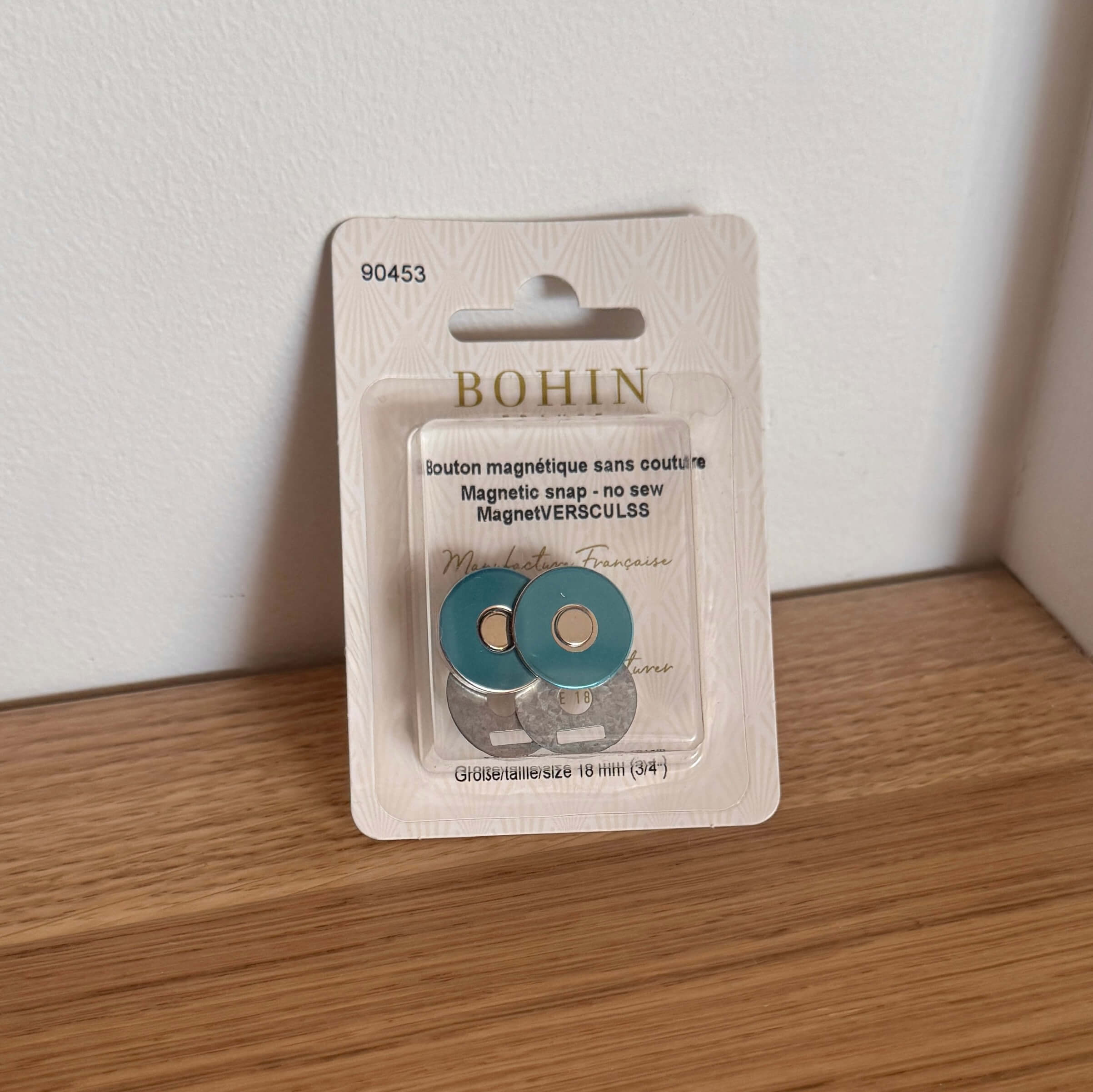 Bouton Magnétique sans couture 18mm / Bohin