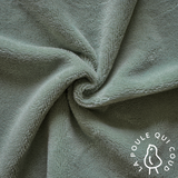 Coupon 1,80*1,20 m - Micro Eponge Bambou / Vert de gris