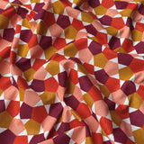 Algodón estampado / Fez rojo