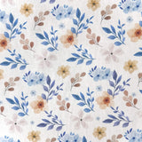 Coton à Impression Numérique / Zada Bleu