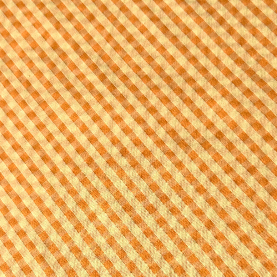 Coupon 1 Mètre - Seersucker / Eli Lemon-Mangue