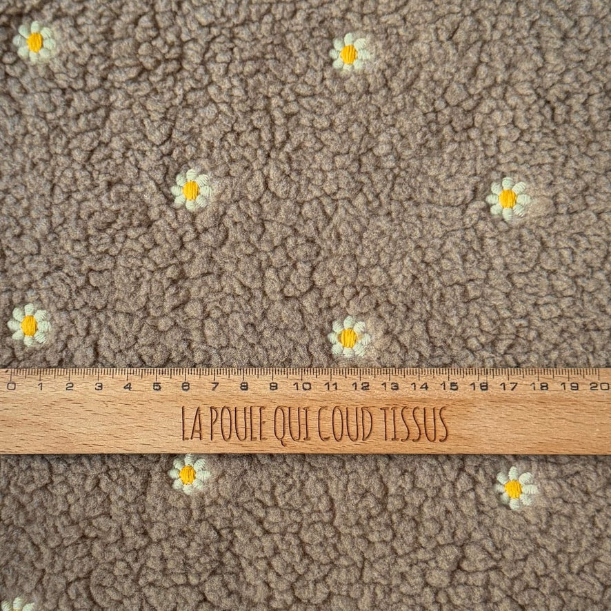 Mouton Brodée / Taupe