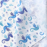 Coton Numérique Exclusif LPQC / Hippocampe Bleu