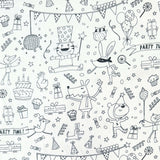 Coupon 1.3 m - Coton Imprimé à Colorier / Enfete