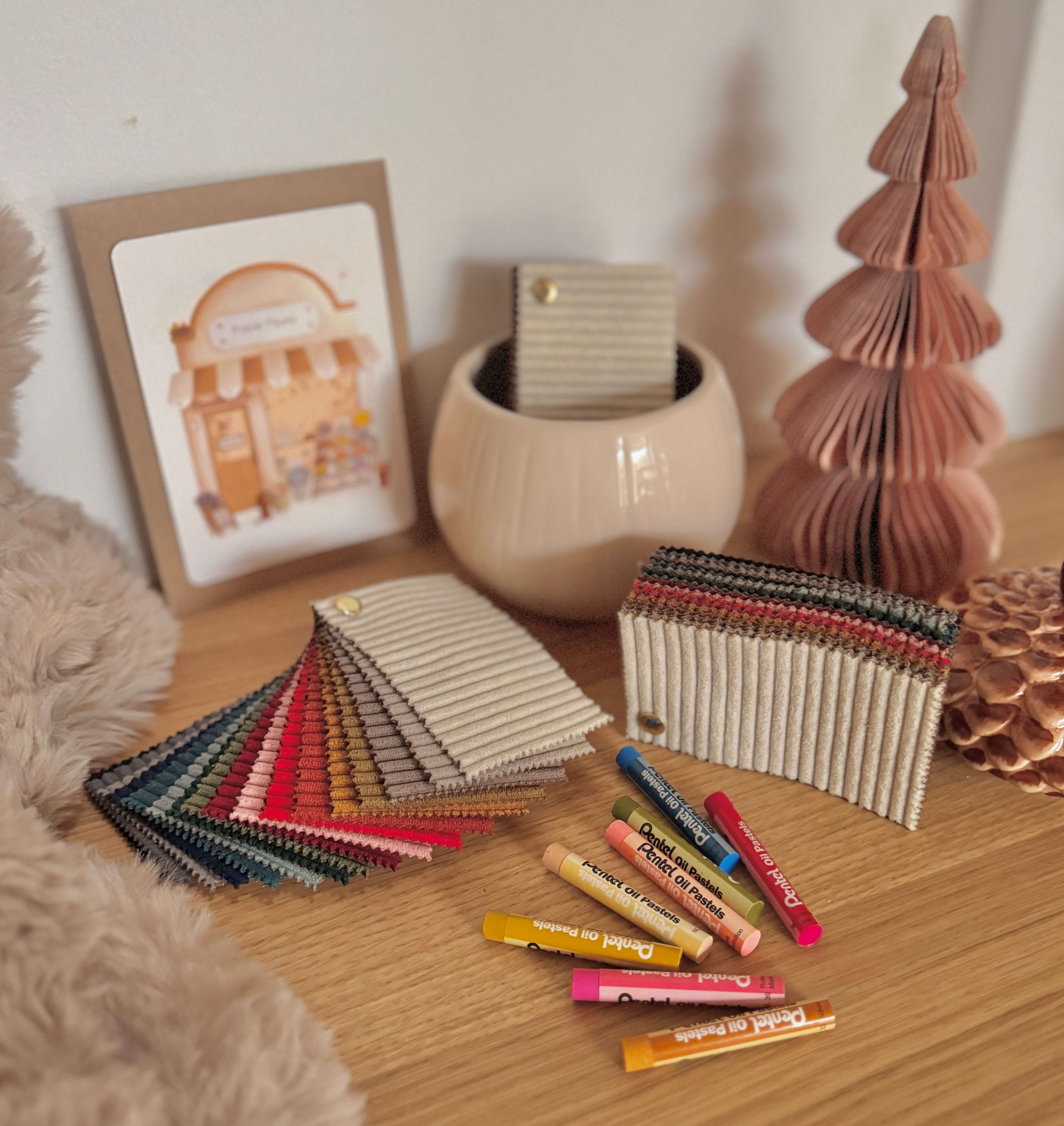 Nuancier / Velours Côtelés Huggy / Coloris Classiques