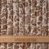 Matelassé Double Gaze Imina / Double Gaze Unie Tofee