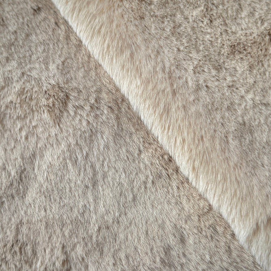 Coupon 1 Mètre - Fausse - Fourrure / Eskimo Beige