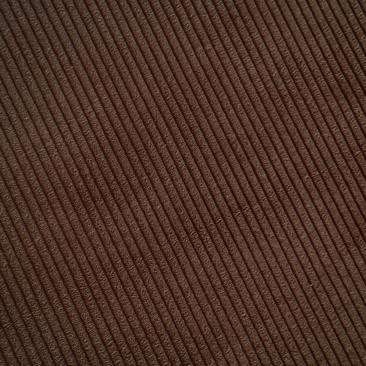 Coupon 70 cm - Velours Côtelé Huggy / Chocolat