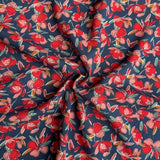 Coupon 80 cm - Viscose / Blossom Marine