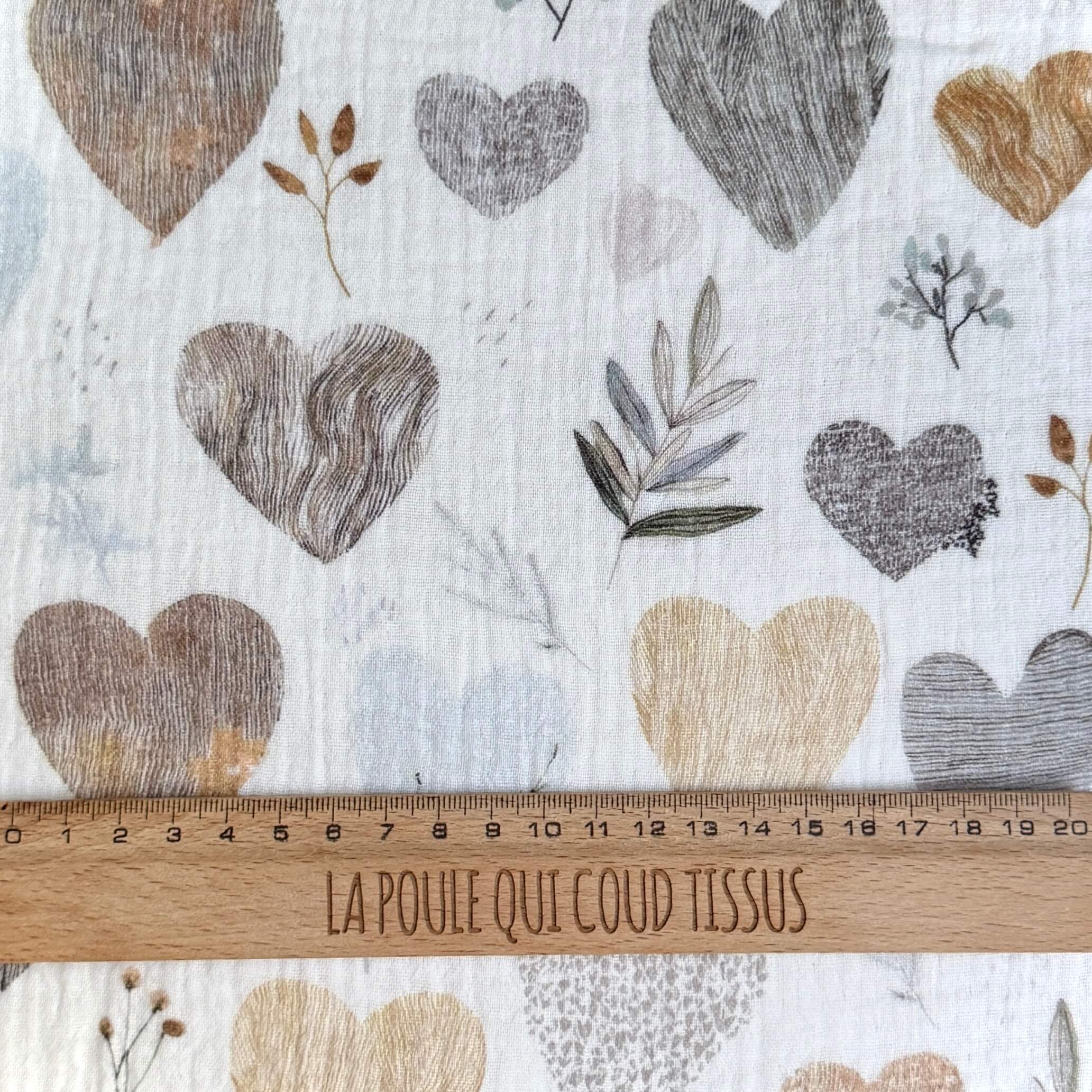Coupon 70 cm - Double Gaze Numérique / Lovevetal