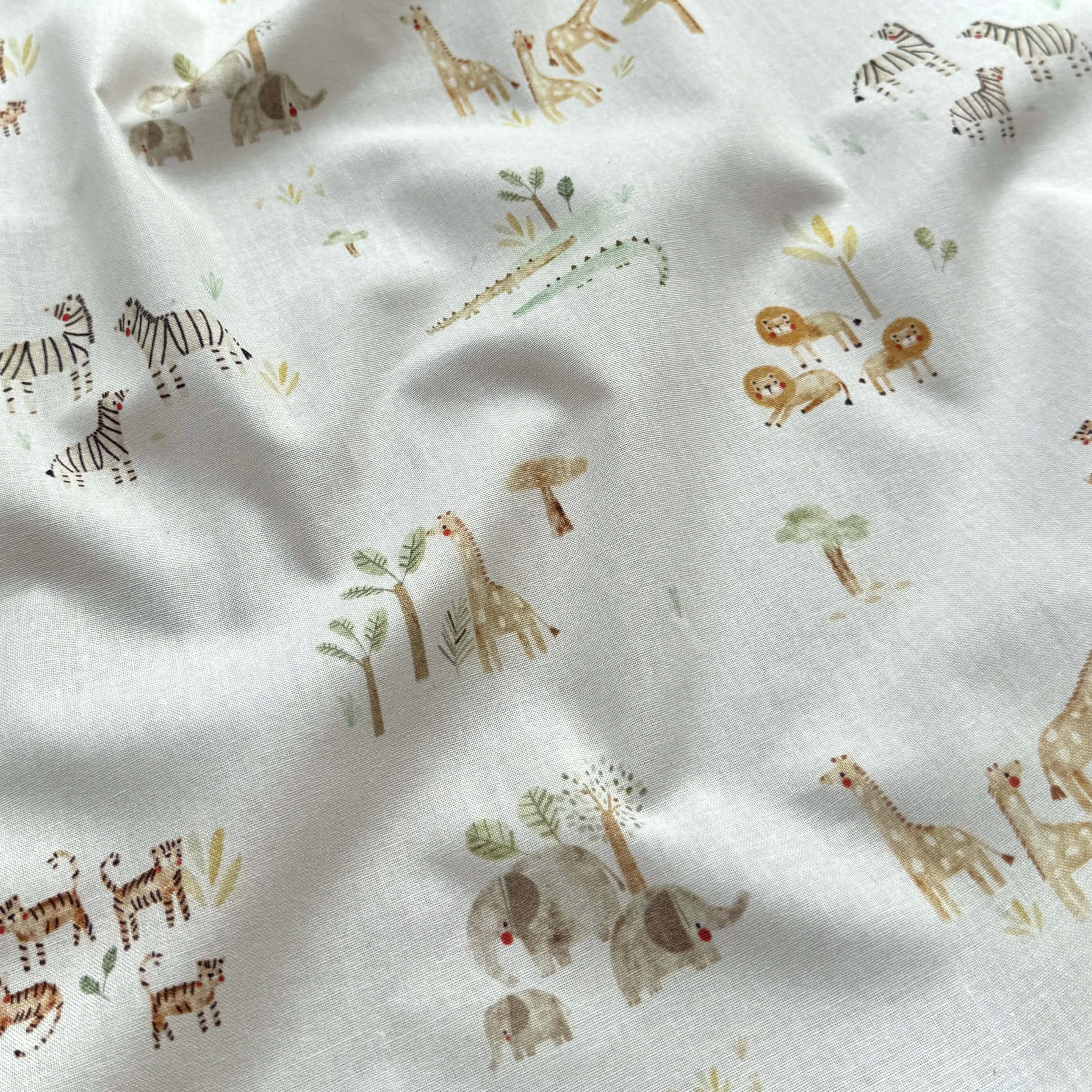 Coupon 1.7 m - Coton à Impression Numérique / Brousse