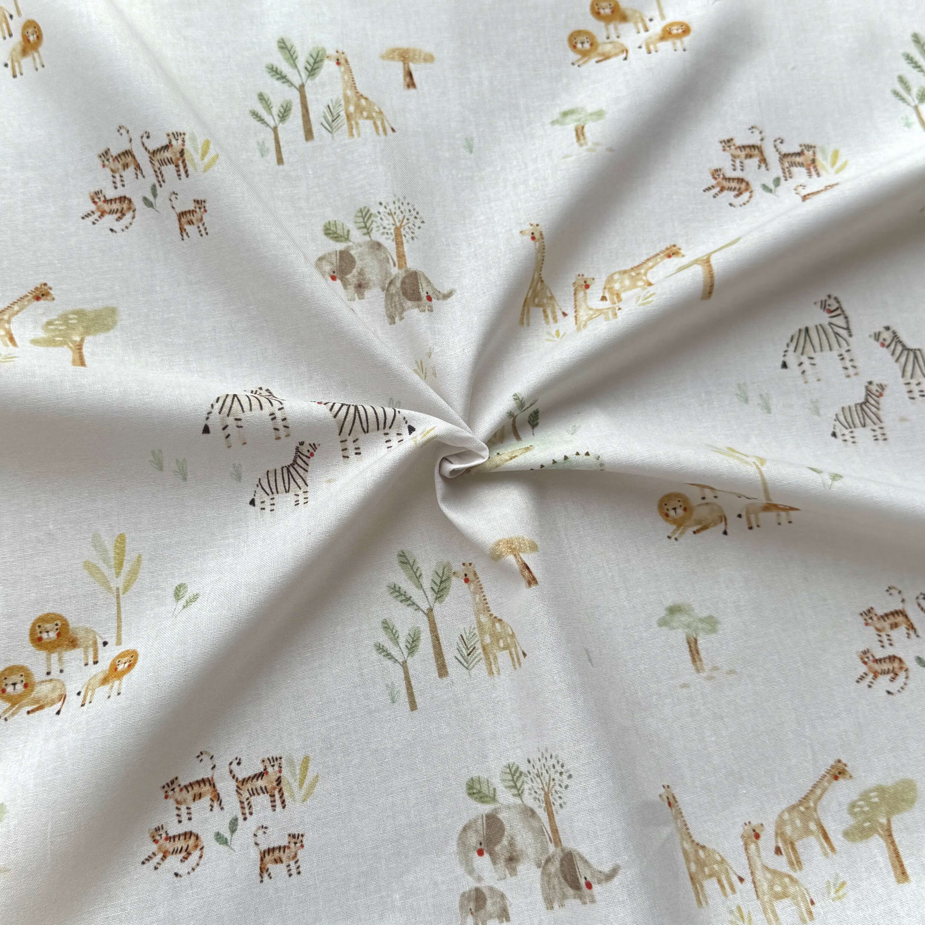 Coupon 1.7 m - Coton à Impression Numérique / Brousse