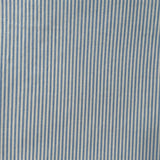 Coupon 90 cm - Coton Viscose Rayé / Raytis Bleu