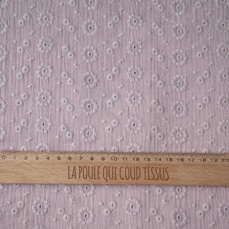 Double Gaze Brodée / Suzy Pétale