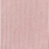 Coupon 1.8 m - Coton Viscose Rayé / Raytis Rouge