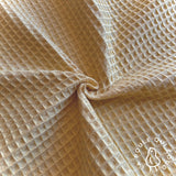 Coupon 50 cm - Nid d'abeille / Vanille