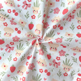 Algodón estampado digitalmente / Hortense