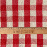 Coton Tissé  / Célestin Lurex Rouge Doré