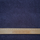 Velours Côtelé 100% Coton / Marine