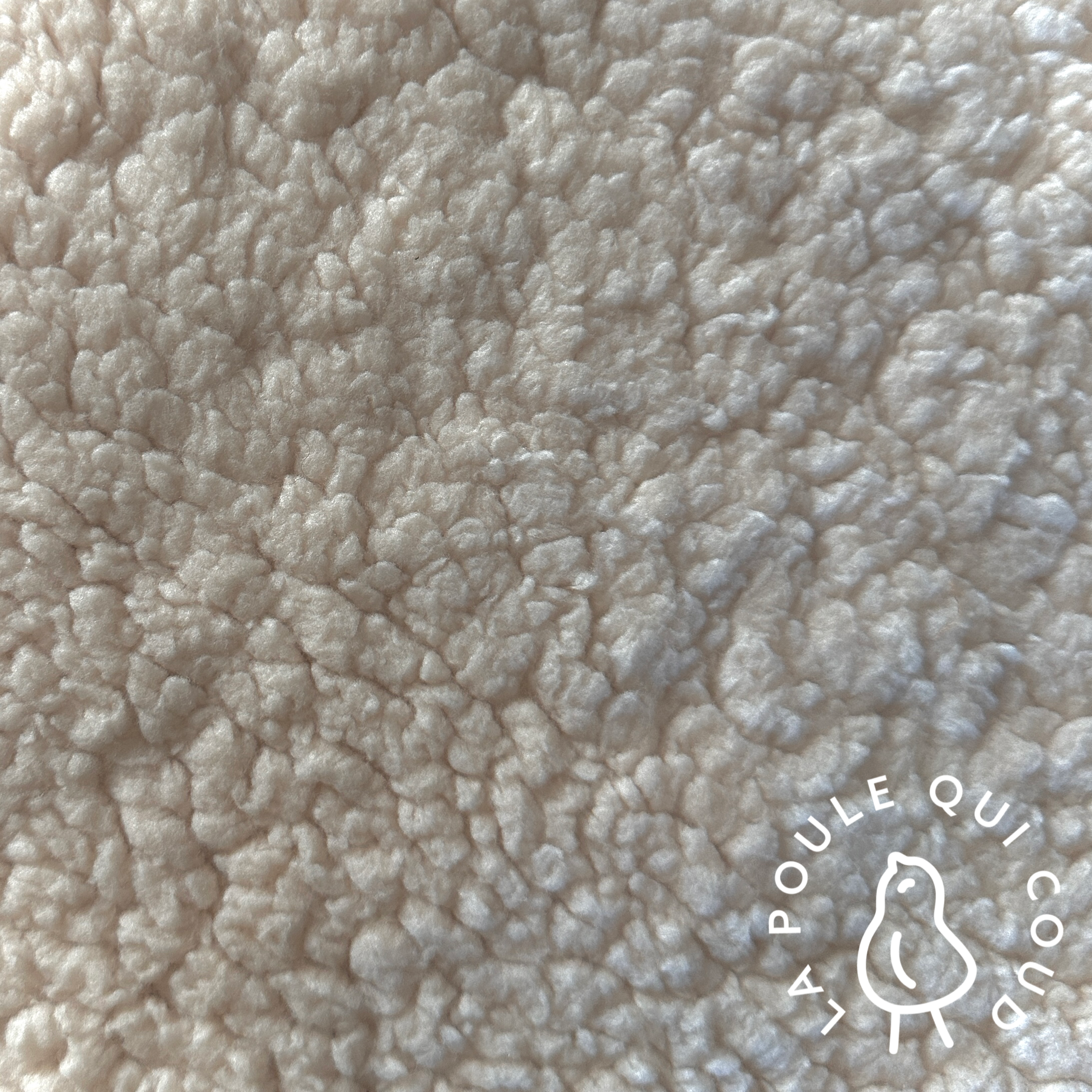 Coupon 70 cm - Sherpa / Ecru