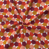 Algodón estampado / Fez rojo