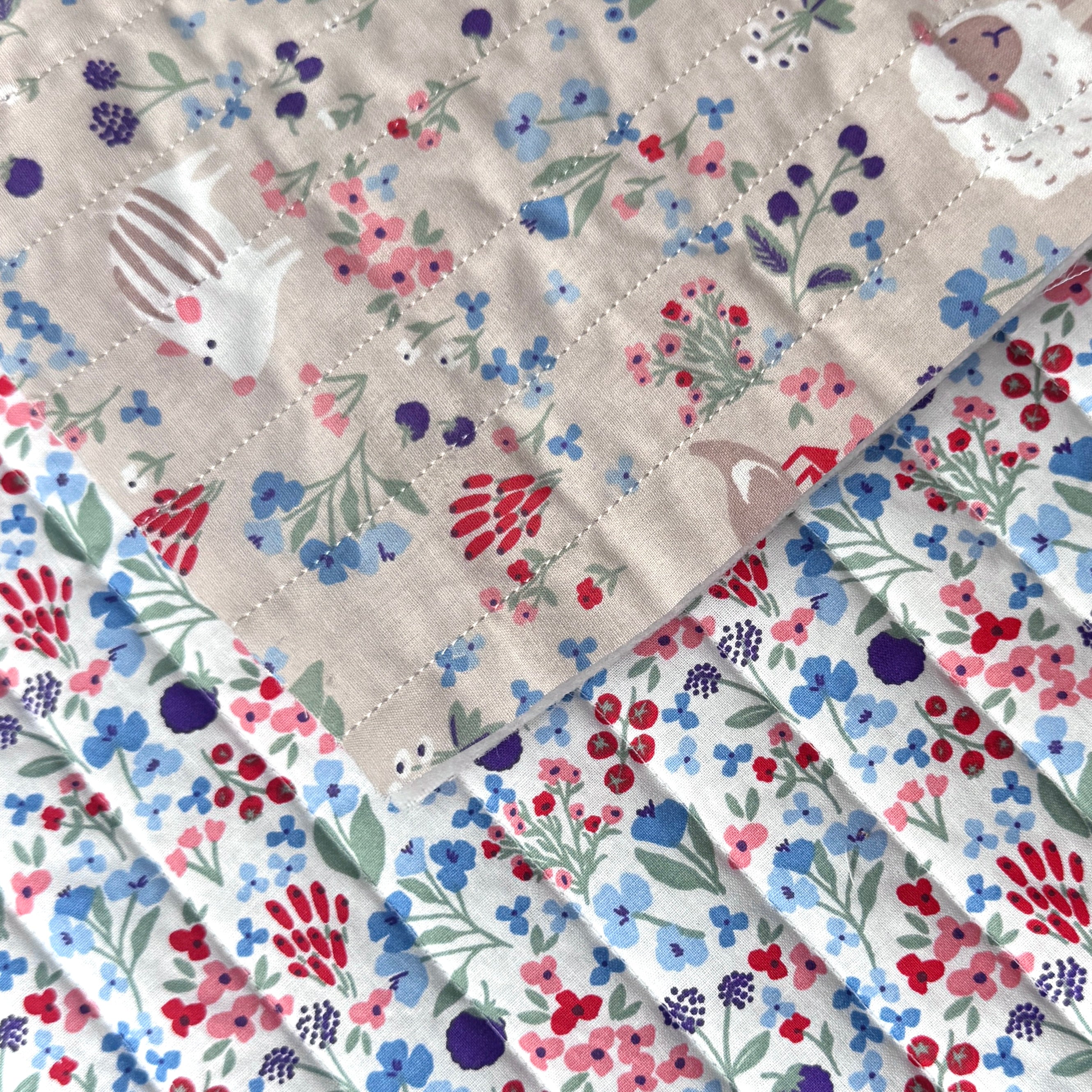 Matelassé Coton Imprimé Berries / Céline