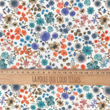 Coton à Impression Numérique / Hortense Bleu