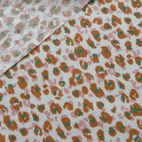 Coupon 1.1 m - Coton enduit / Karli Ocre-rose