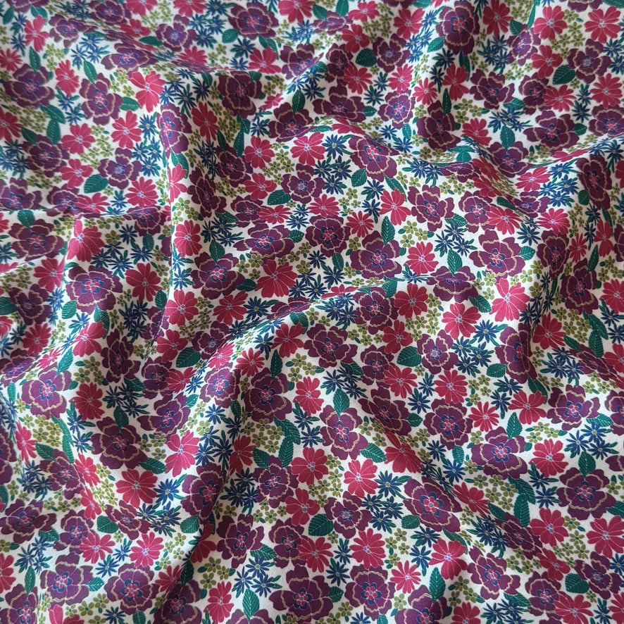 Coton Imprimé / Marica Ecru - Violet