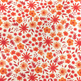 Coupon 80 cm - Coton Numérique Exclusif LPQC / Flola Orange-Rouge