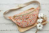 Coupon 80 cm - Coton Numérique Exclusif LPQC / Flola Orange-Rouge