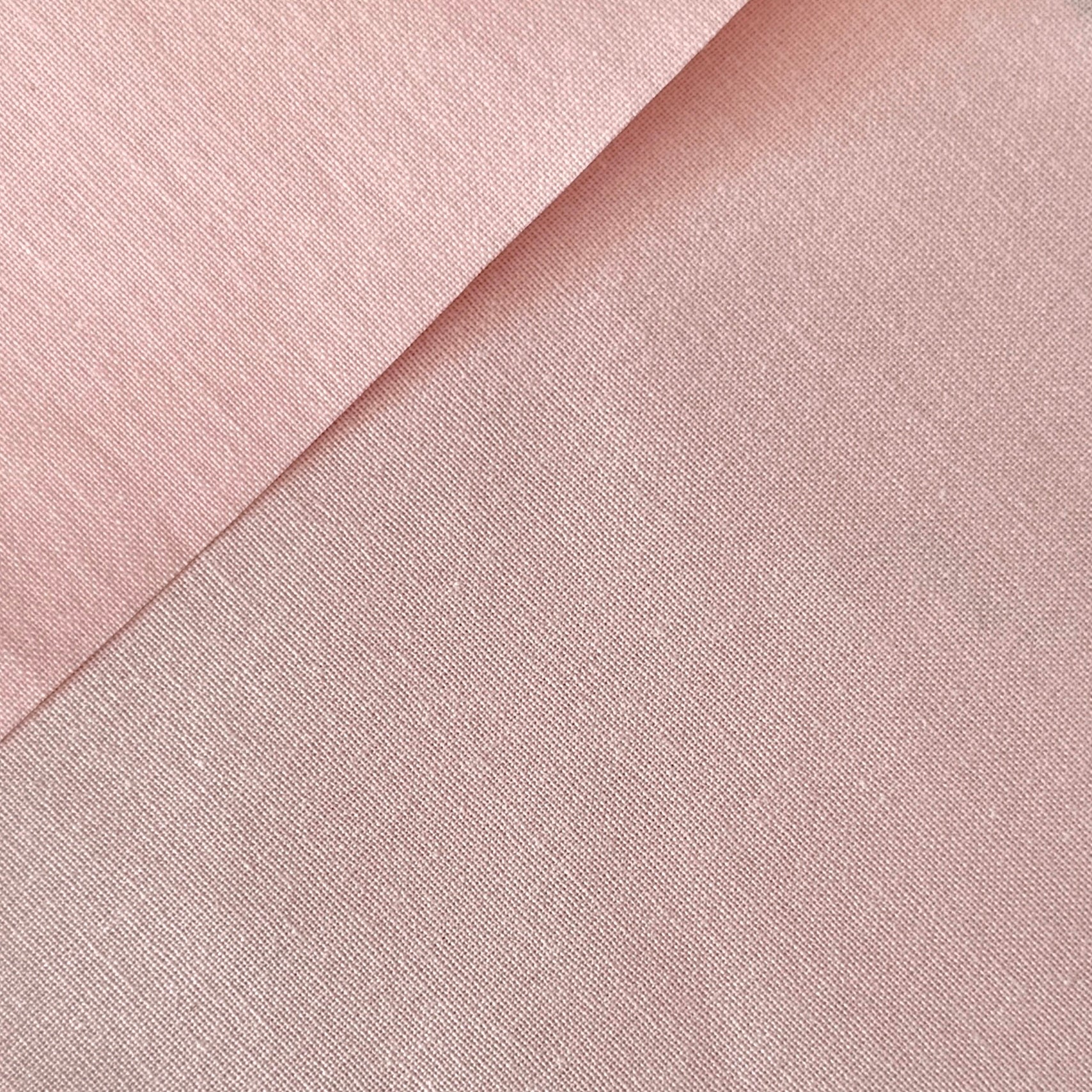 Coupon 80 cm - Coton enduit / Uni Rose Blush