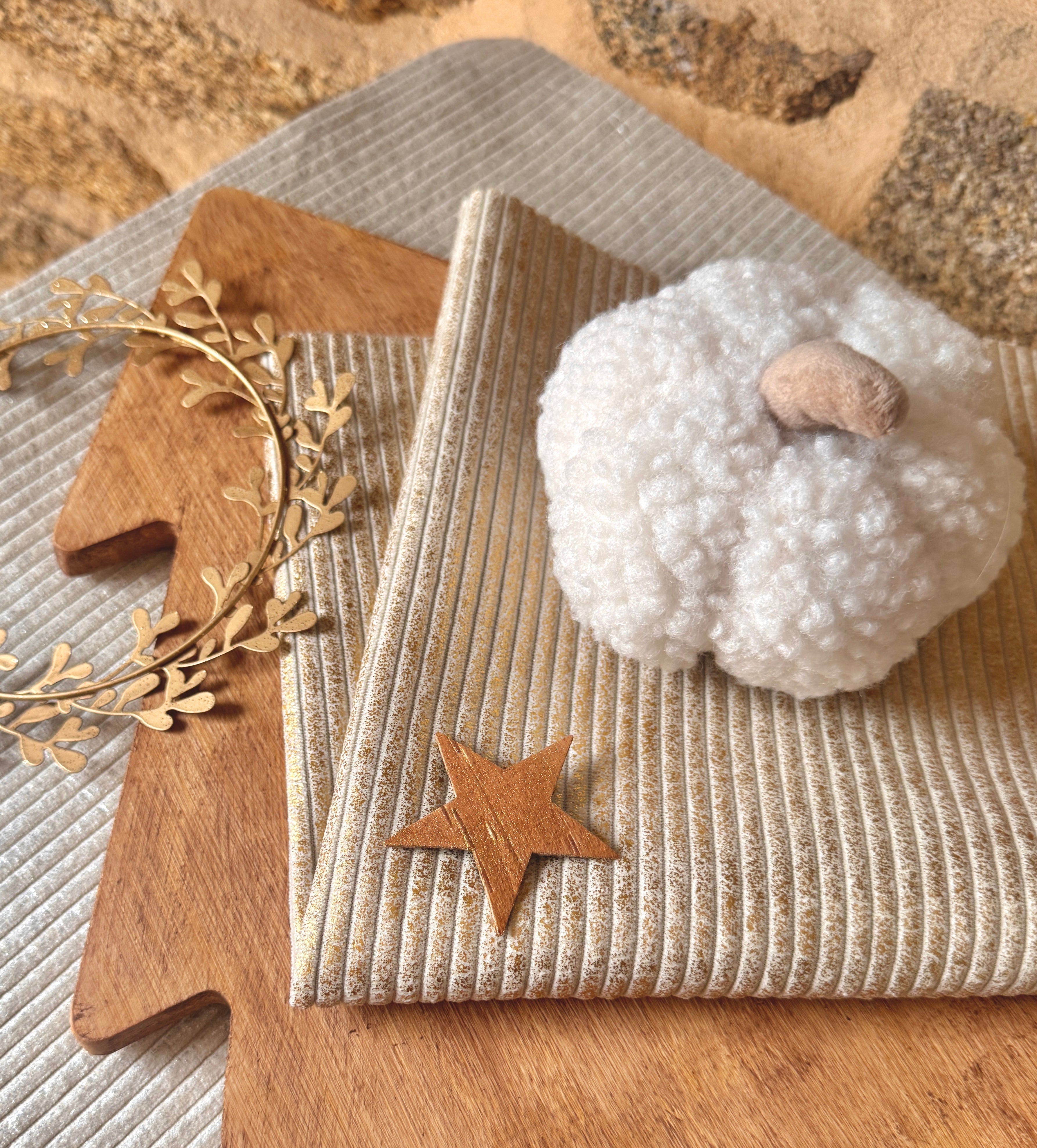 Velours Côtelé Huggy / Silver