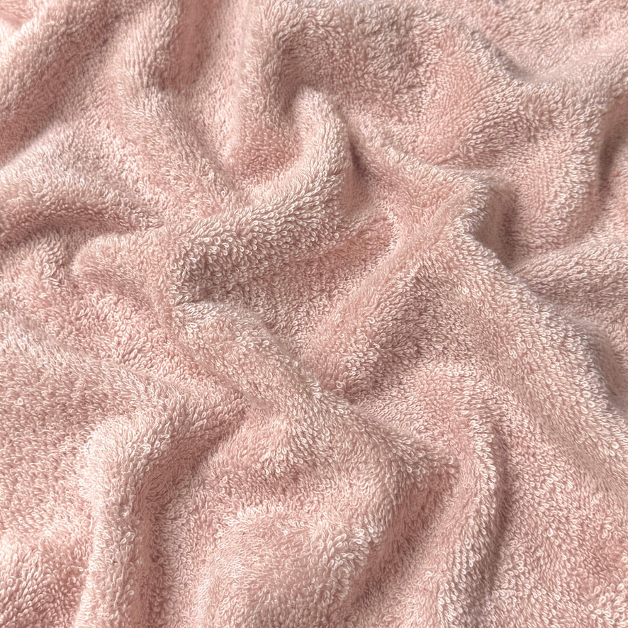 Coupon 60 cm - Eponge Bouclette 100% Coton  / Spa Rose