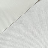 Coupon 1 Mètre - Velours Embossé / Ecru