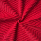 Velours Côtelé 100% Coton / Cerise