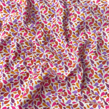 Coupon 1.3 m - Coton Imprimé / Otma Caramel-Violet