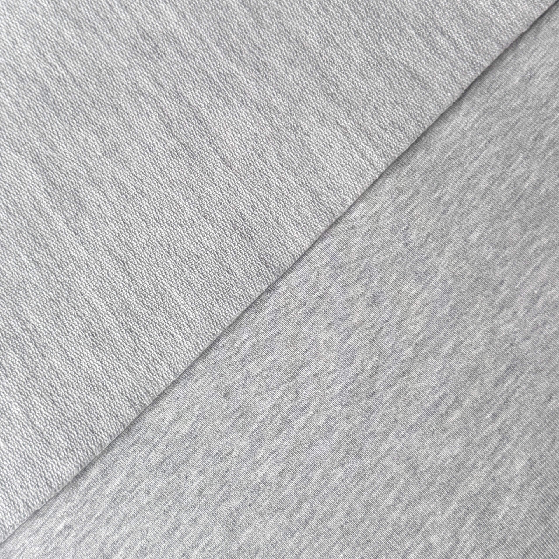 Molleton non gratté / Gris Chiné