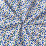 Printed Cotton / Otma Blue-Green