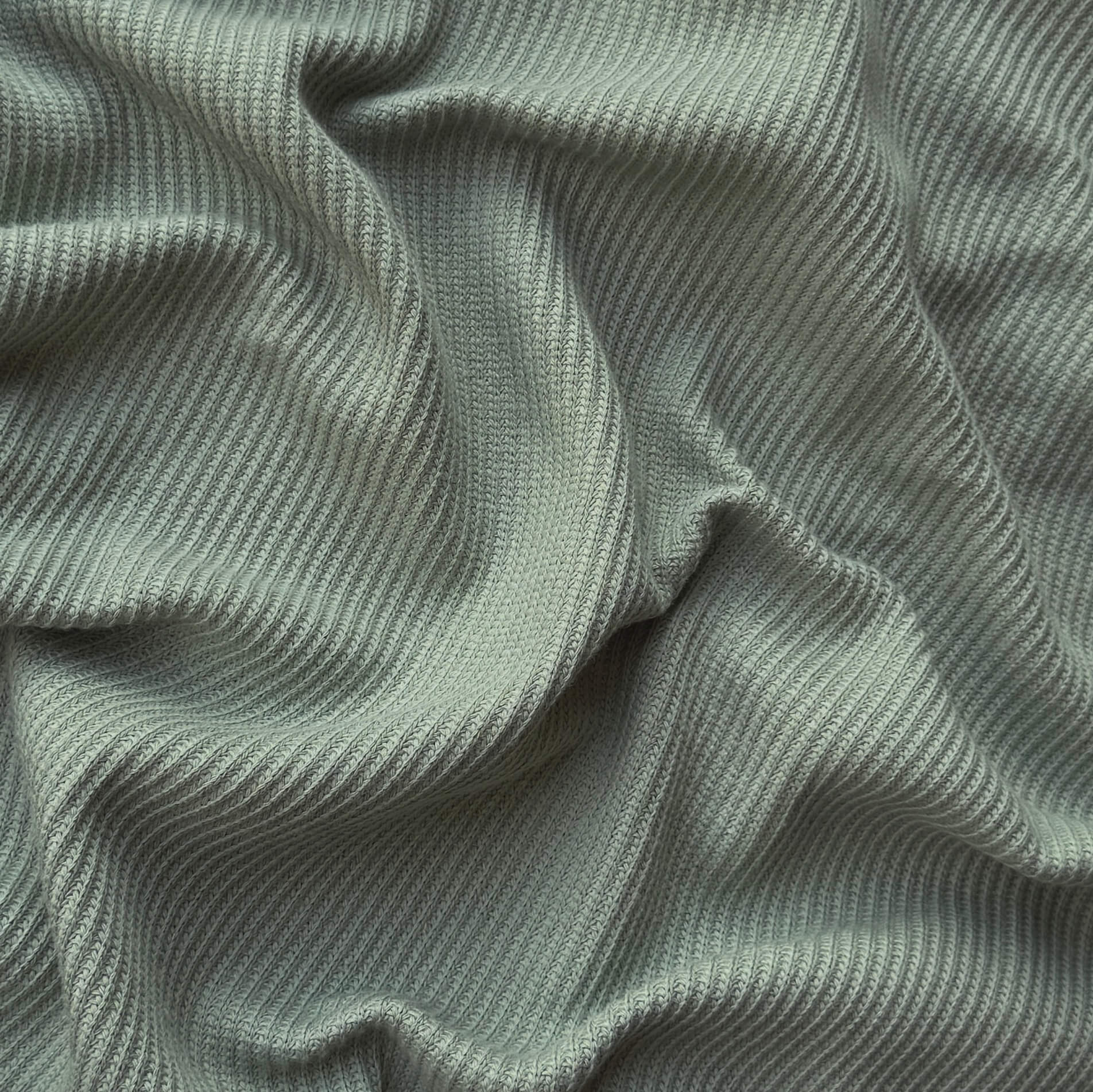 Coupon 50 cm - Maille Tricot / Vert De Gris