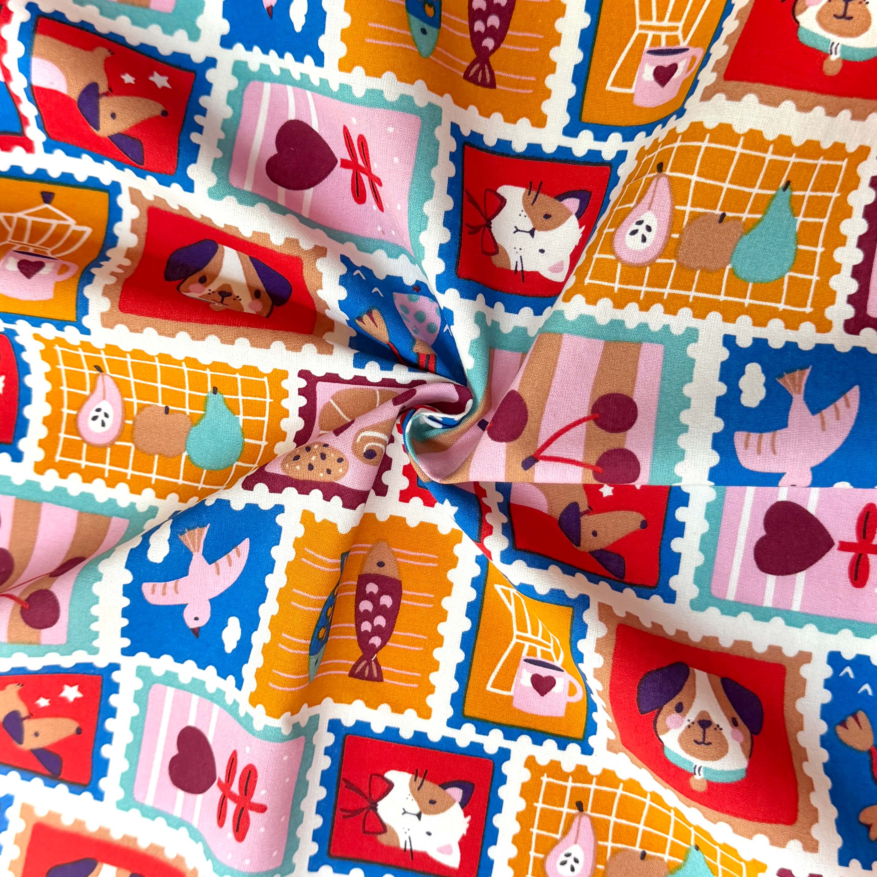 Coton Imprimé / Timbres