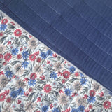 Coupon 80 cm - Matelassé Double Gaze Samflo / Double Gaze Indigo